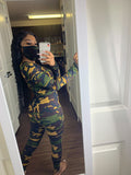 Armed Bae Camouflaged Jumpsuit