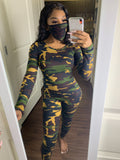 Armed Bae Camouflaged Jumpsuit