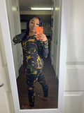 Armed Bae Camouflaged Jumpsuit